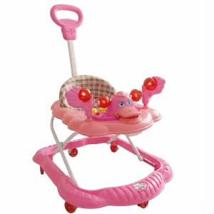 Baby Duck Musical Walker with Parent Handle-Pink