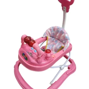Musical Baby Ball Walker - Pink