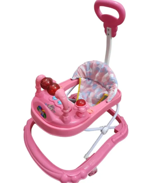 Musical Baby Ball Walker - Pink