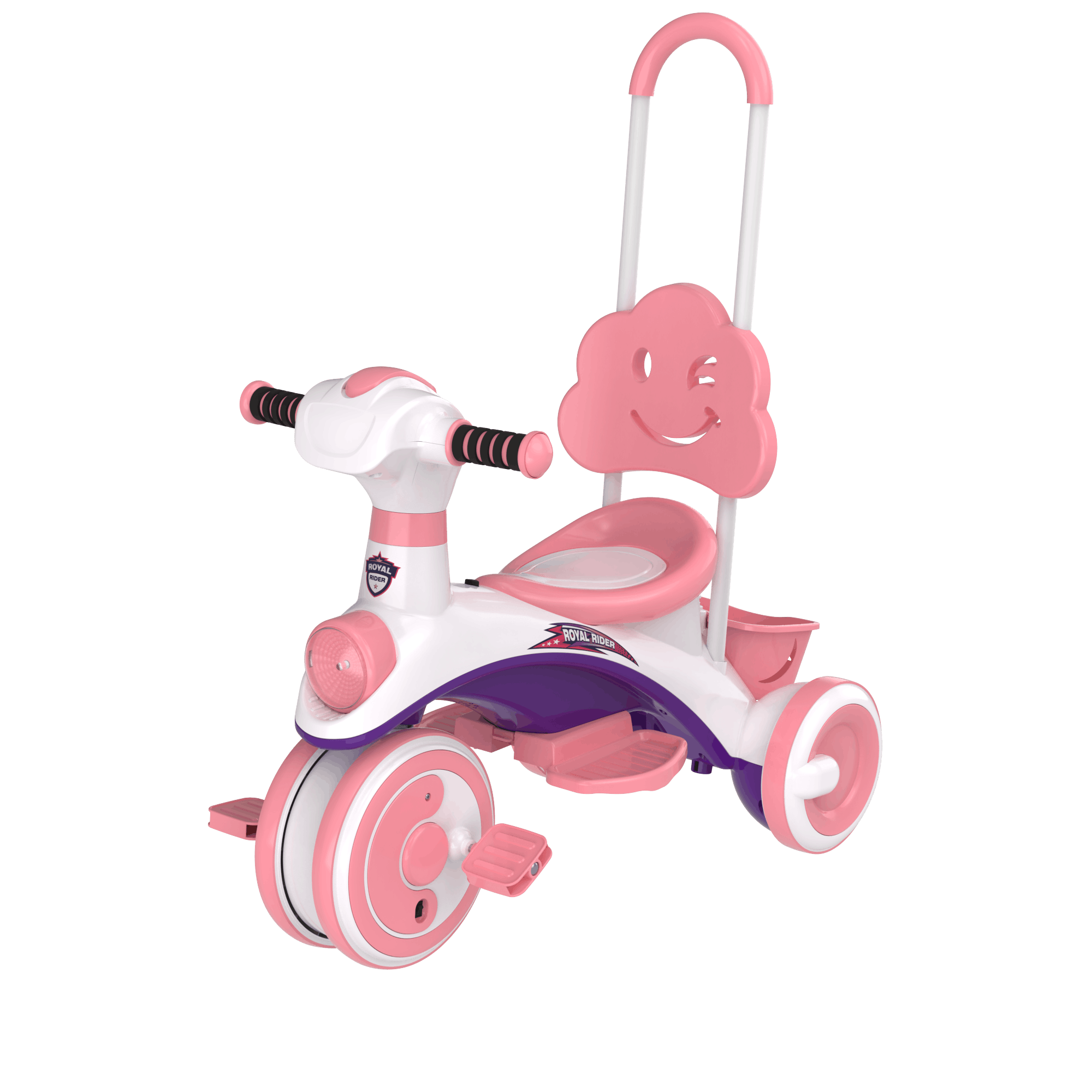 Baby-Tricycle-Royal Rider Smile- Pink